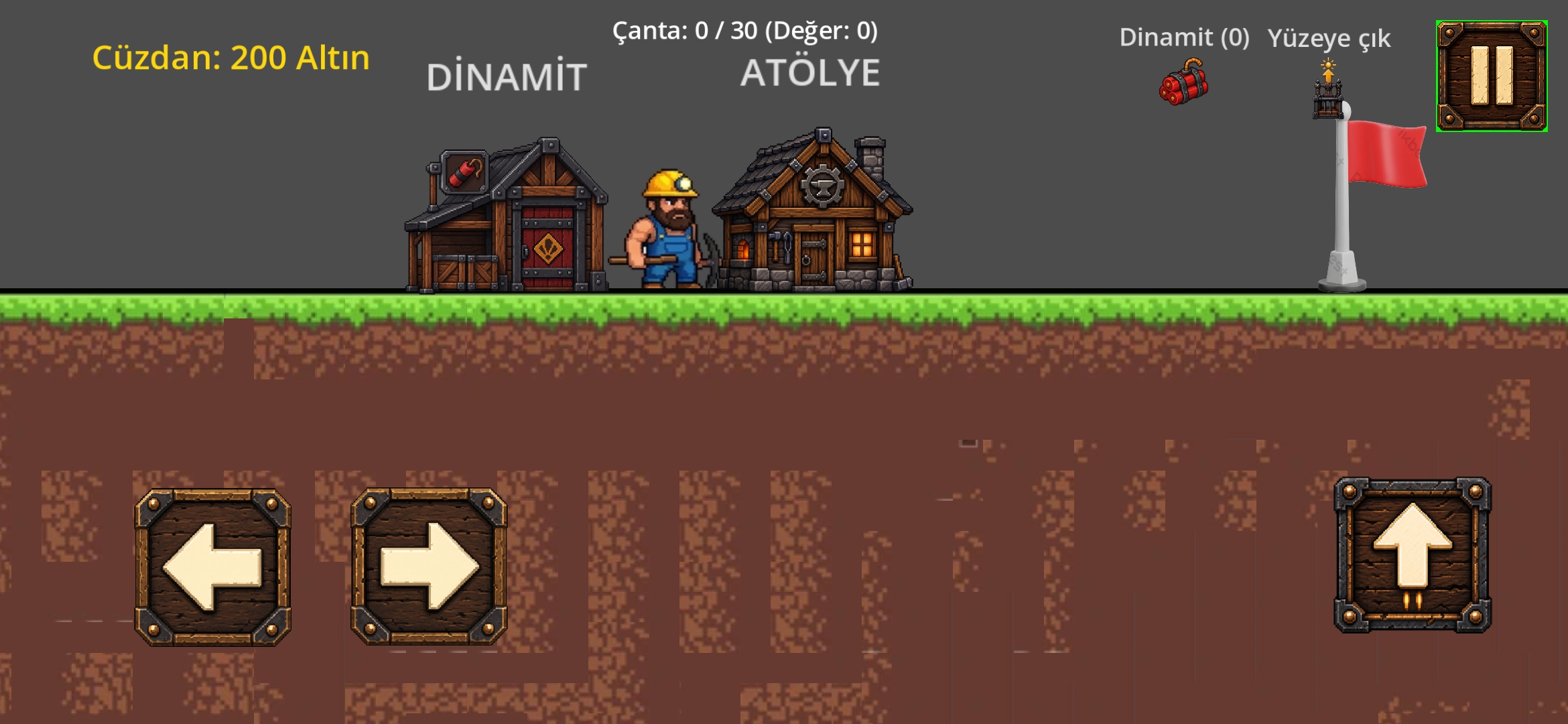 Karanlık Madenci game project by Furkan Yalçın